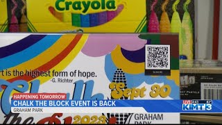 Chalk the Block returns in 2023