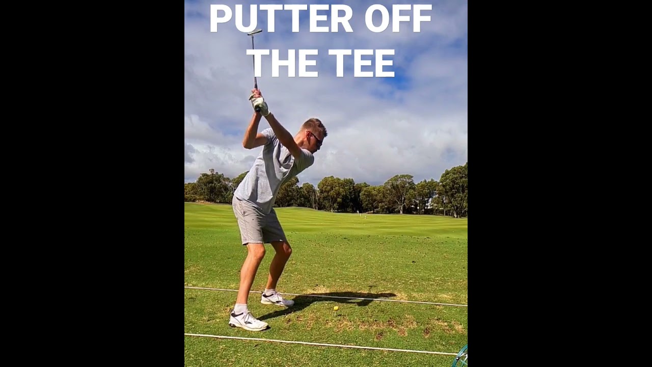 PUTTER OFF THE TEE #golf