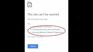 Solved: This site can't be reached [Running windows network diagnostics]