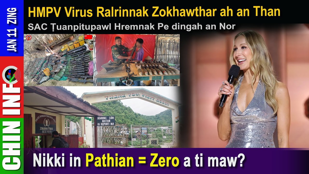 Jan. 11(Sat) Zing - Nikki in Pathian = ZERO a ti mawsi?, HMPV Virus ...