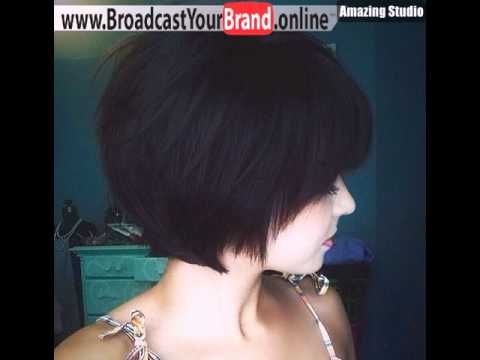 Wispy Chin Length Bob Hairstyle Youtube