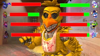 [SFM FNaF] Top 5 SLASHER VS Fights WITH Healthbars