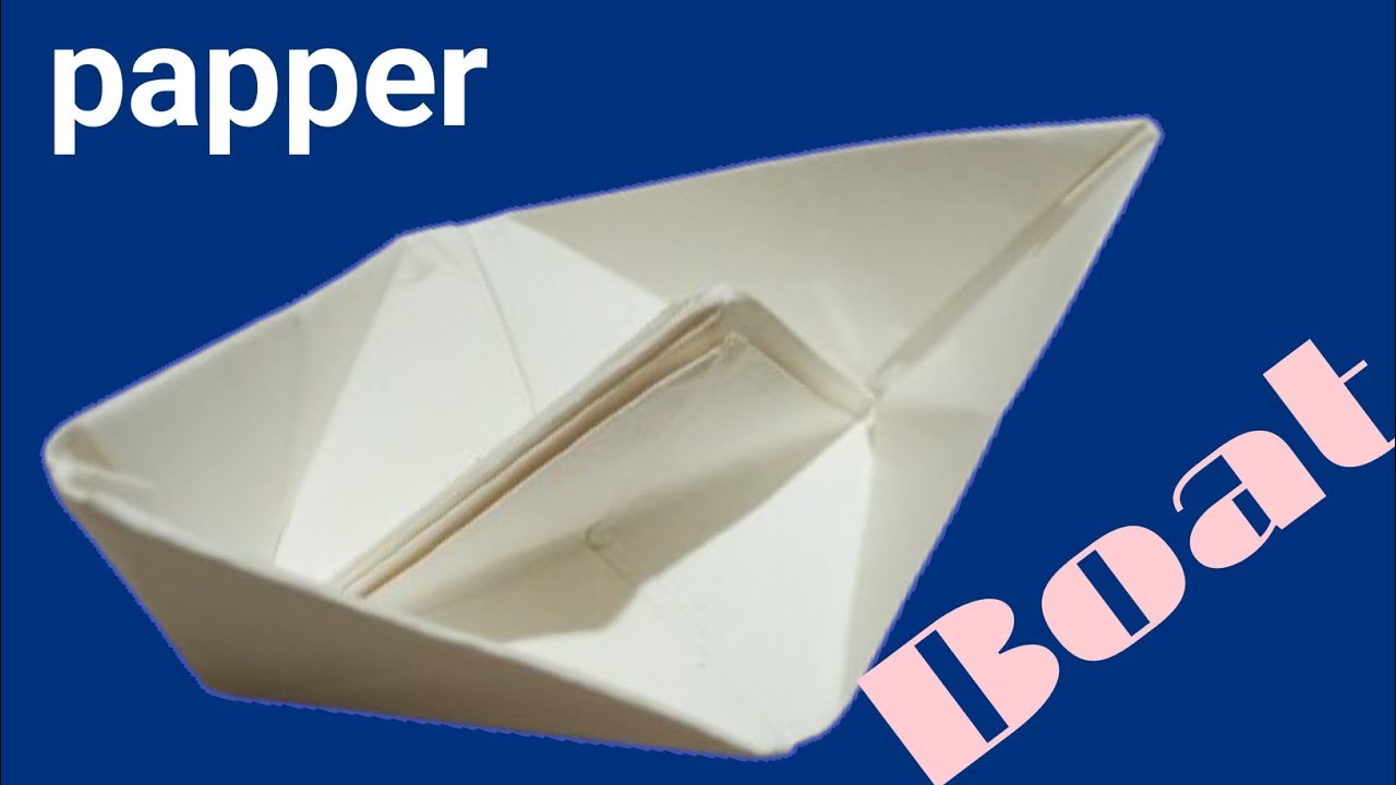 How to make a papper boat 