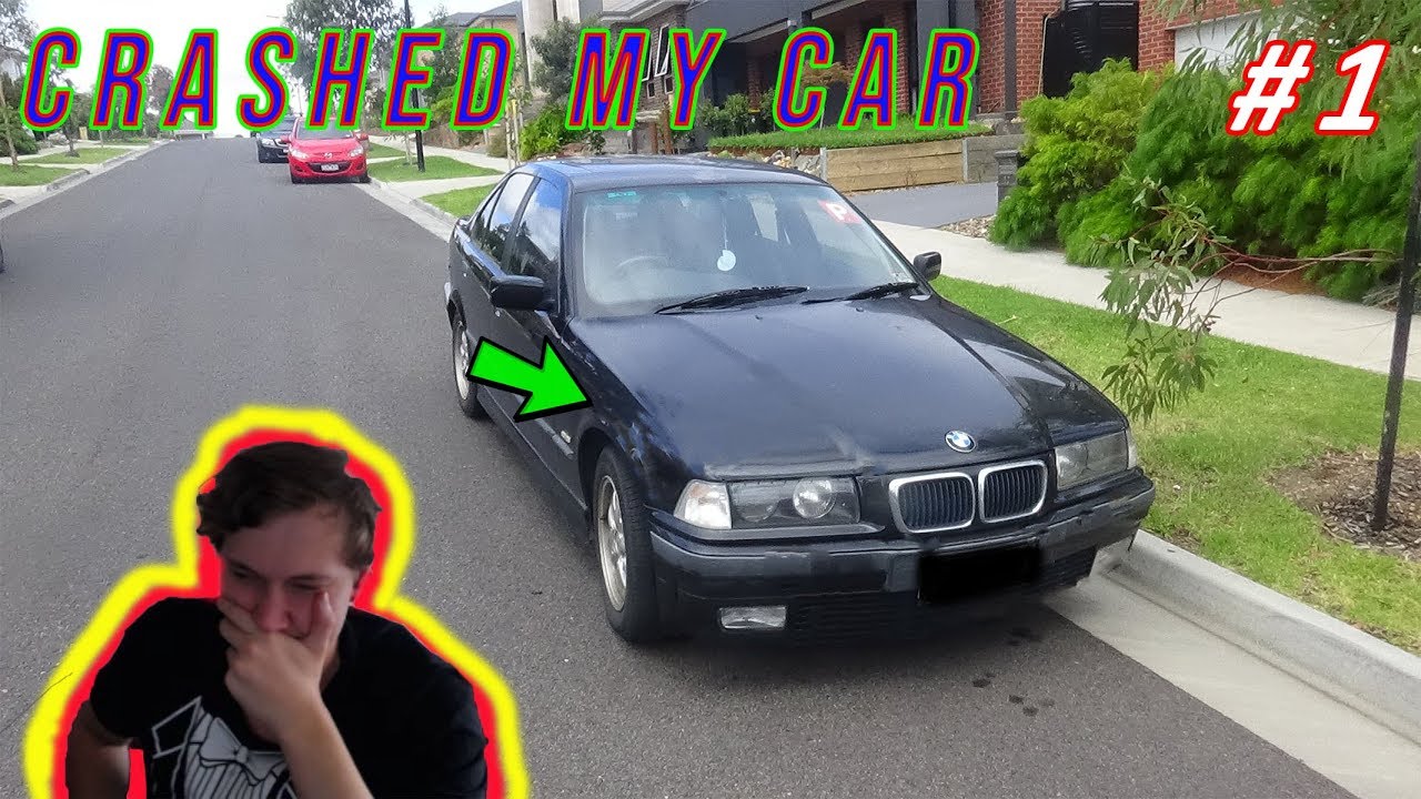 CRASHED MY CAR!! (Insane) - FIRST REAL VLOG - YouTube