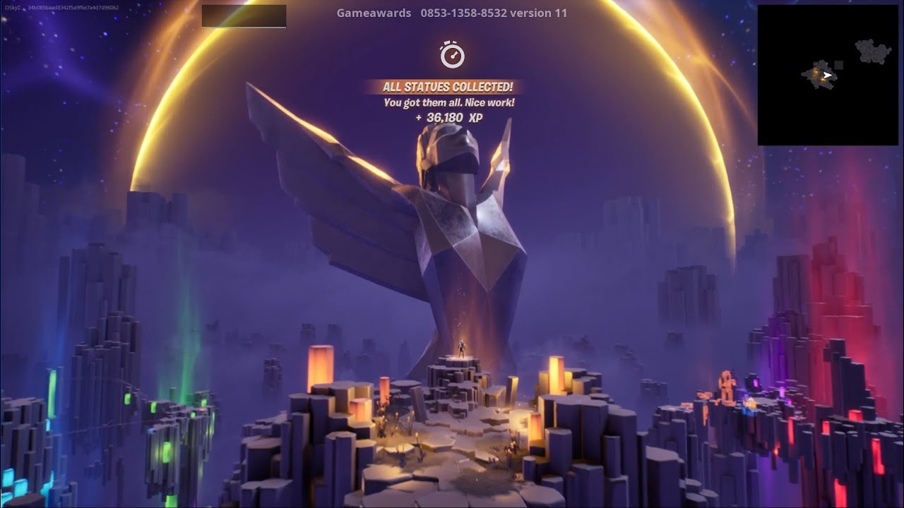 Statue Locations Update The Game Awards Fortnite YouTube