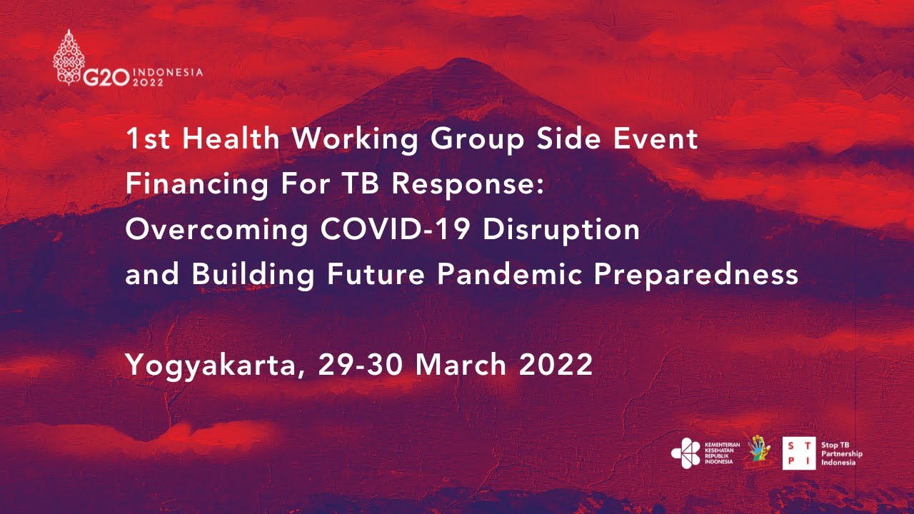 1st Health Working Group Side Event Tuberculosis on G20 - YouTube
