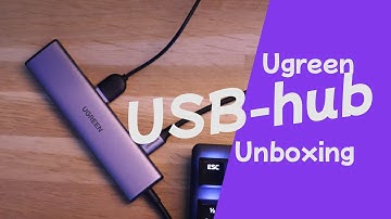 uGreen 4 in 1 USB Hub unboxing