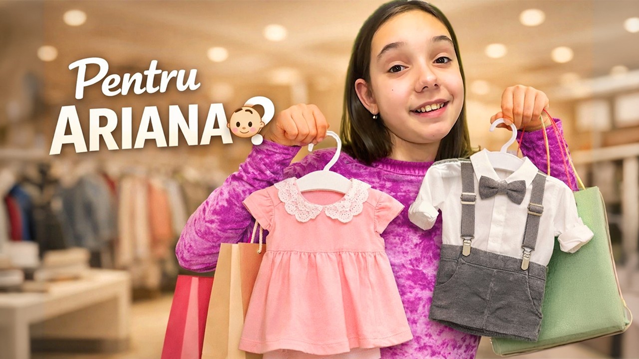 Ariana are PAȘAPORT 🪪 MARA îi alege PRIMELE HĂINUȚE 👗