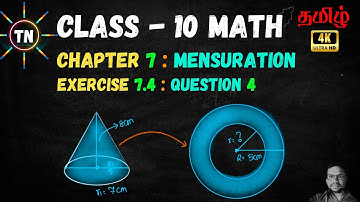 TN SAMACHEER CLASS 10 MATHS CHAPTER 7 MENSURATION, EX: 7.4, QUESTION -4