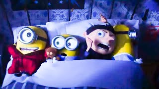 Minions 2 The Rise Of Gru ‘Baby Gru Sleeps With Scared Minions’ Movie Clip (2021) HD
