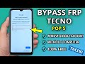 Tecno Pop 5 Bypass Frp | All Tecno Pop 5 Remove Google Account Lock (android 10, 11) Without pc