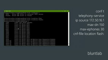 Cisco CallManager Express Home setup - Part 3 | Connecting phones
