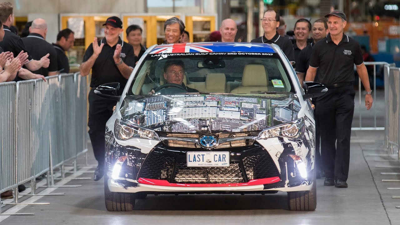 Toyota ends production in Australia - closure ceremony at the Altona plant