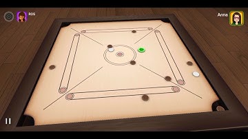 Experience Thrilling Carrom Action in 3D! | Carrom 3D Game"🎮🏆🎯