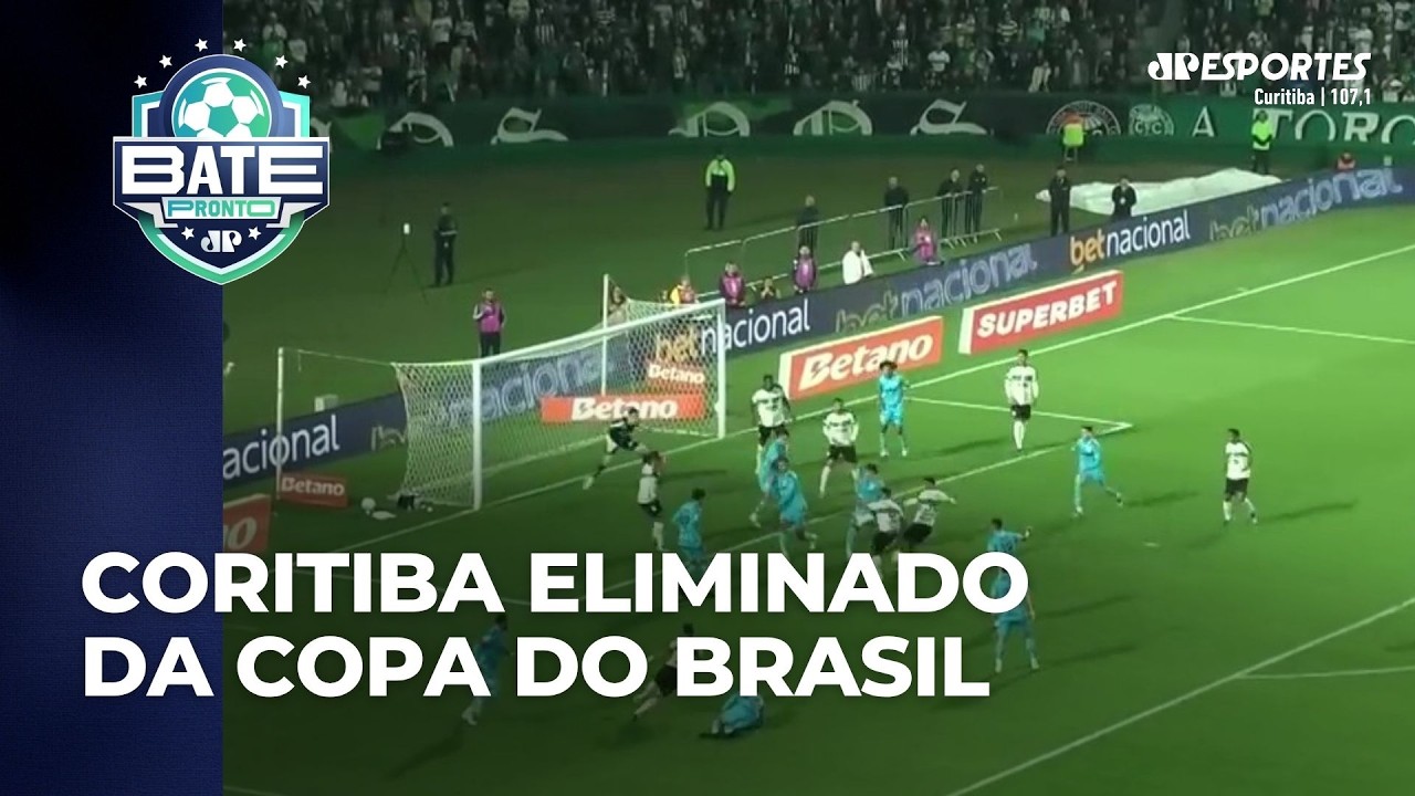 Coritiba perde para o Santos e é eliminado da Copa do Brasil - YouTube
