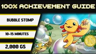 Bubble Stomp 100% Achievement Walkthrough * 2000GS in 10-15 Minutes *
