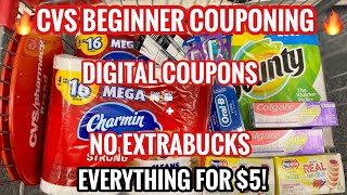 CVS Beginner Coupon Deals & Haul | How to Start as Newbie at CVS w/ NO Extrabucks | ALL FOR $5! 🙌🏽🔥