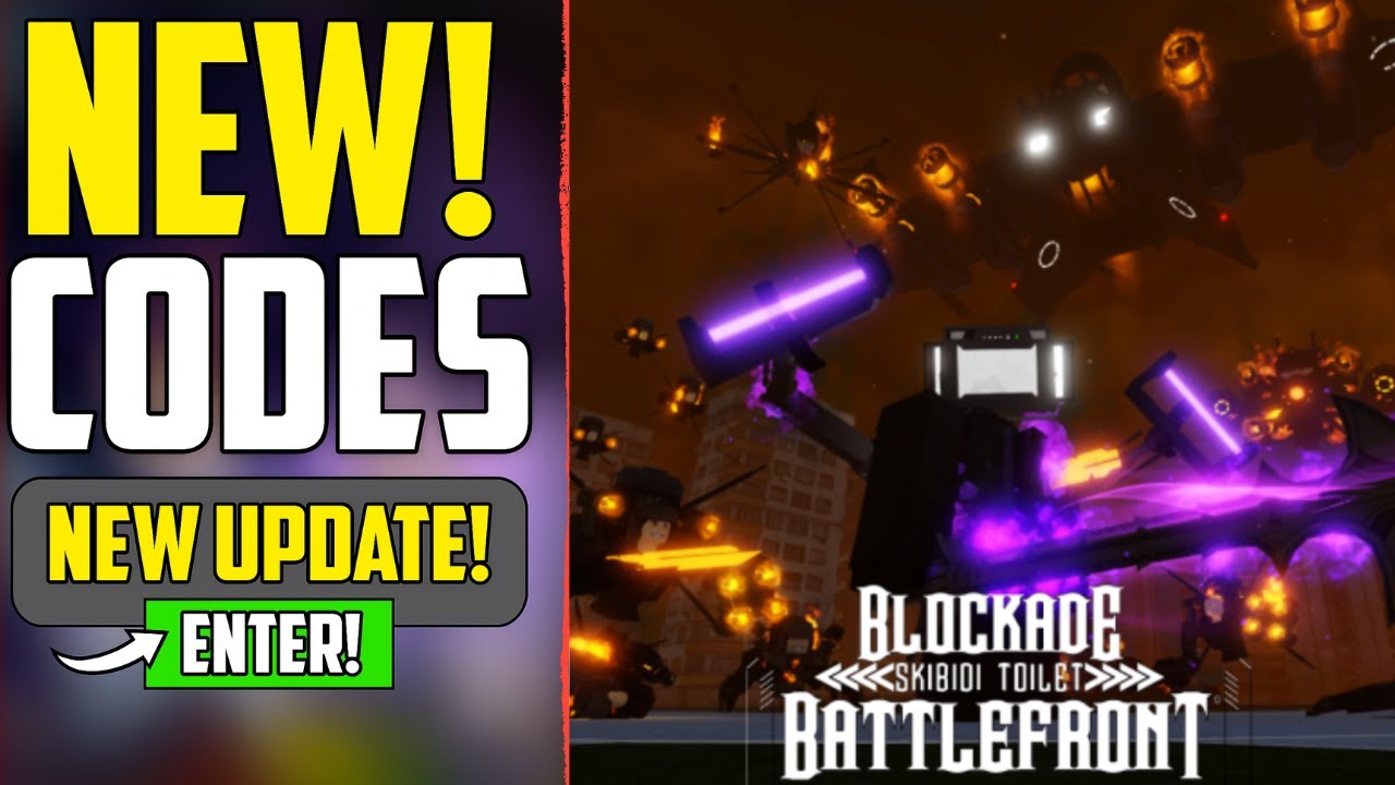 🚧💣 [UPDATE] BLOCKADE BATTLEFRONT CODES 2025! | Roblox Blockade ...