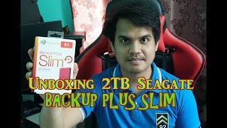 Unboxing & Reviews Seagate Slim Back Up Plus 2TB External Hard Drive (Red)