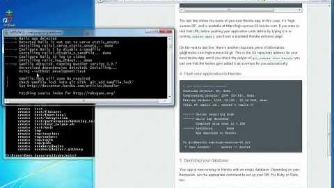 Deploying Rails to Heroku