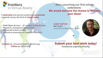 Prof Mel Slater: Transforming the self through virtual reality