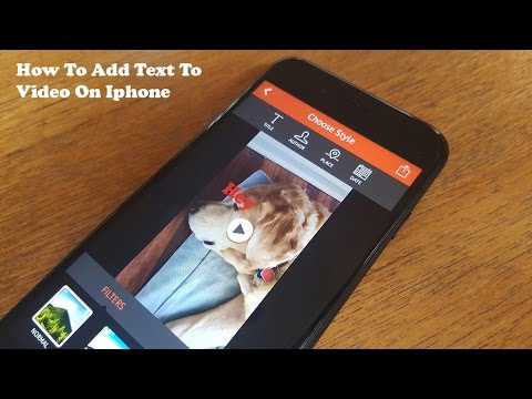 how to add text to photos on iphone