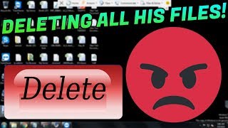 SCAMMER RAGED WHEN I DELETED HIS FILES!