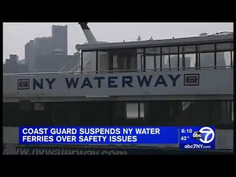 Coast Guard suspends some NY Waterway ferries over safety issues
