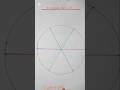 #circle #five equal sector #engineering drawing...