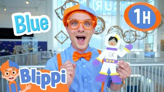 blippi makes crafts pacific science center 1 hour moonbug