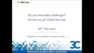Introduction to 3C's Data Services