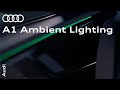 Audi a1 ambient lighting