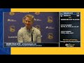 Steve Kerr says that Klay Thompson has officially been cleared for contact