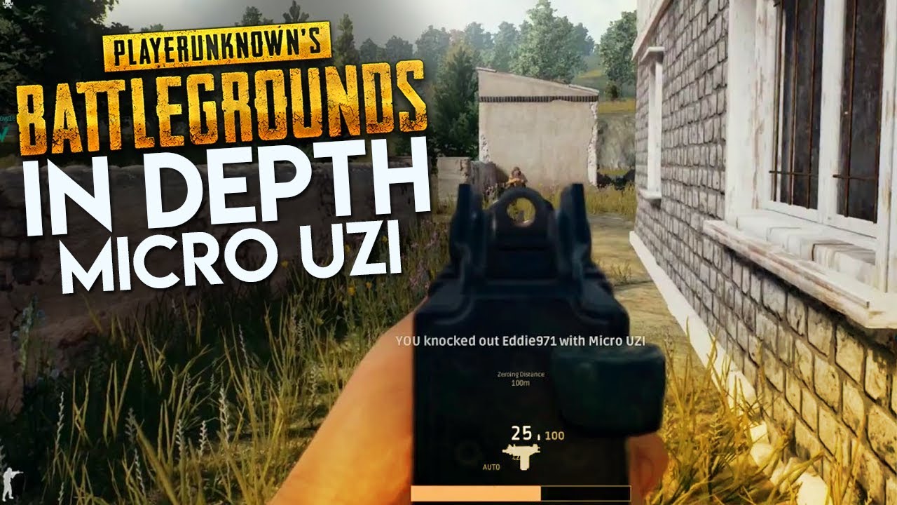 Pubg In Depth Micro Uzi Smg Reivew Youtube