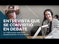 Entrevista que se volvió debate en Cooltura Radio