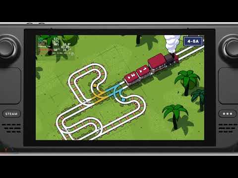 Railbound Steam Deck Gameplay - Entire Level 4 Walkthrough