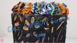 CAKE: RAINBOW SCRATCH CAKE