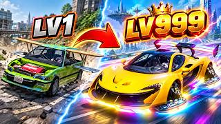 TỪ XE BAY CÙI BẮP LV1 ĐẾN SIÊU XE BAY LV999 SAU MỖI CÚ VA CHẠM! screenshot 3
