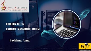 Question set 15 Database Management System