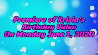 Krisia Todorova: Premiere of Krisia's 16th Birthday Video