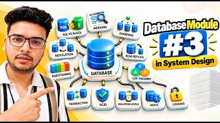 System Design Module 3: Database Explained | SQL vs NoSQL, Indexing, Shard, Replication, ACID & More