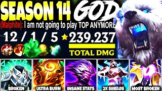 RIVEN TOP MET MY NEW SEASON 14 VOLIBEAR GOD IMMORTAL BUILD GUIDE: 1V9 CARRY & 230.000+ TOTAL DAMAGE
