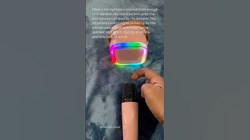 Microphone-Speaker Feedback Loop #electronics #speaker #microphone