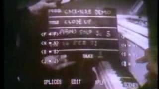 Famous CMX-600 demo - First nonlinear editing system (1971) - Pt 1 Wealth