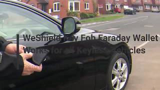 WeShield Faraday Key Fob Wallet - how to use with Lexus Keyless Entry / Start