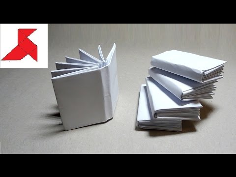 DIY 📗 📙 📘 Как сделать мини КНИЖКУ из бумаги А4 своими руками
