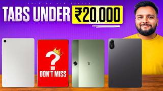 Best Tablets Under 20000 April 2026 | Top 5 Tablets Under 20000 India