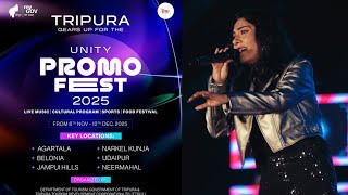 Krishnakali Saha Starting Song Vande Mataram Unity Promo Fest 2025, Tripura Tourism