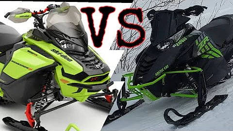 SKI DOO RENEGADE 900 TURBO vs ARCTIC CAT ZR 7000 137 | RACE | 4 STROKE SHOWDOWN | YAMAHA VIPER