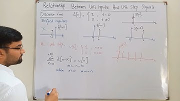 Relationship Between Unit Impulse and Unit Step Signals (Discrete Time)
